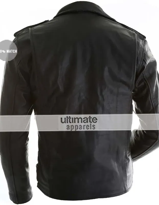 Terminator 2 Arnold Schwarzenegger Black Replica Jacket