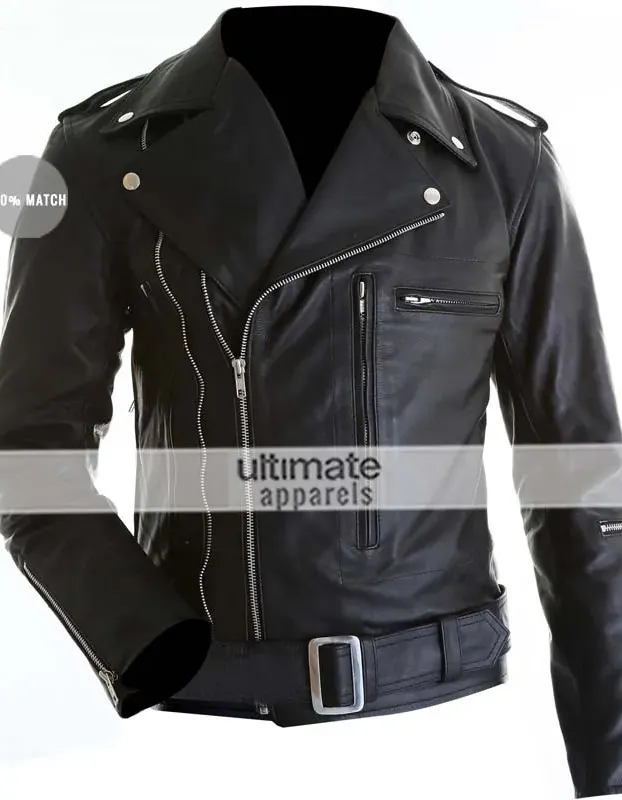 Terminator 2 Arnold Schwarzenegger Black Replica Jacket