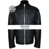 True Blood Season 4 Eric Northman Black Quilted Jacket