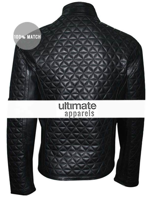 True Blood Season 4 Eric Northman Black Quilted Jacket