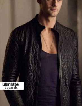 True Blood Season 4 Eric Northman Black Quilted Jacket