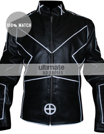X-men Wolverine Special Black Jacket With White Stripes