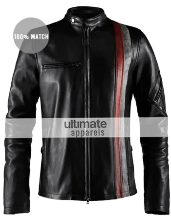X-Men Scott Cyclops Motorcycle Black & Brown Jacket