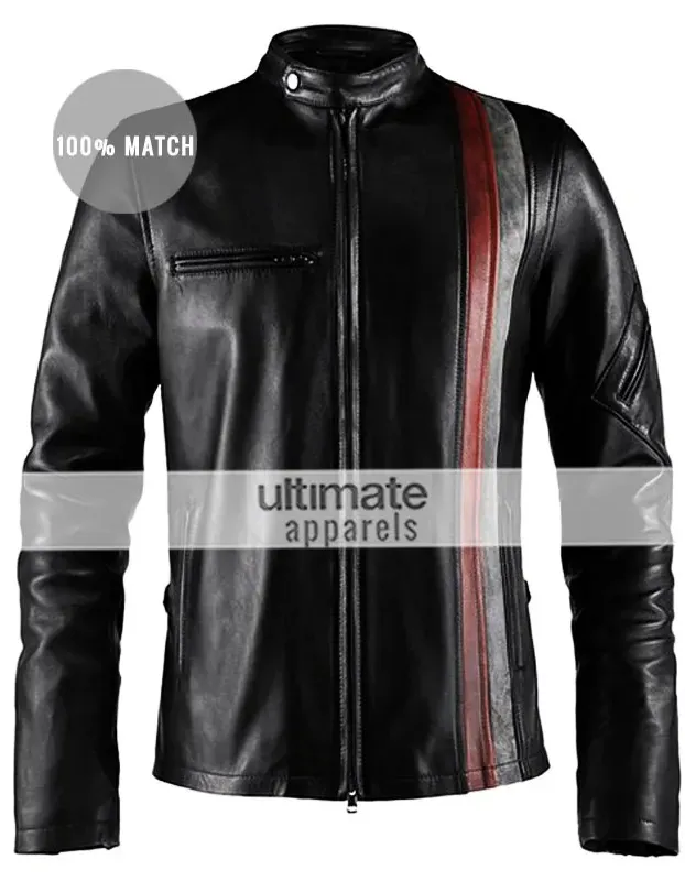 X-Men Scott Cyclops Motorcycle Black & Brown Jacket X-Men Scott Cyclops Motorcycle Black & Brown Jacket