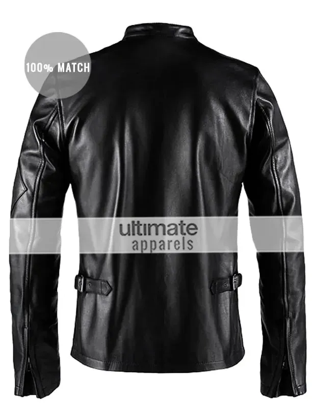 X-Men Scott Cyclops Motorcycle Black & Brown Jacket X-Men Scott Cyclops Motorcycle Black & Brown Jacket