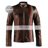 X-Men Scott Cyclops Motorcycle Black & Brown Jacket
