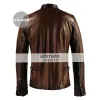 X-Men Scott Cyclops Motorcycle Black & Brown Jacket X-Men Scott Cyclops Motorcycle Black & Brown Jacket