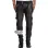 Men Stylish Motorcycle Padded Black Leather Pant