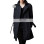 Burberry London Mens Cotton Twill Trench Black Coat