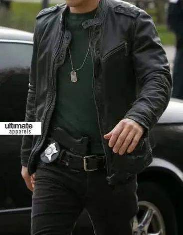 Chicago PD Jon Seda (Antonio Dawson) Black Jacket