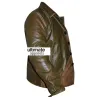 Men's Designers Green Distressed Leather Jacket (Johnny Depp)