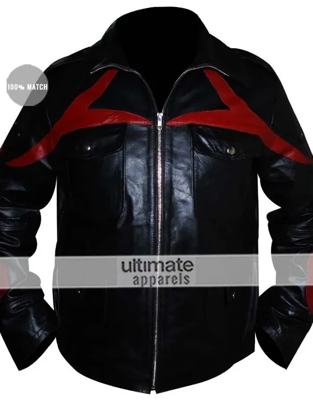Prototype 2 Sgt James Heller Replica Black Leather Jacket