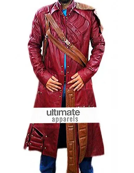 New Starlord Guardians Of the Galaxy Chris Pratt Long Coat 