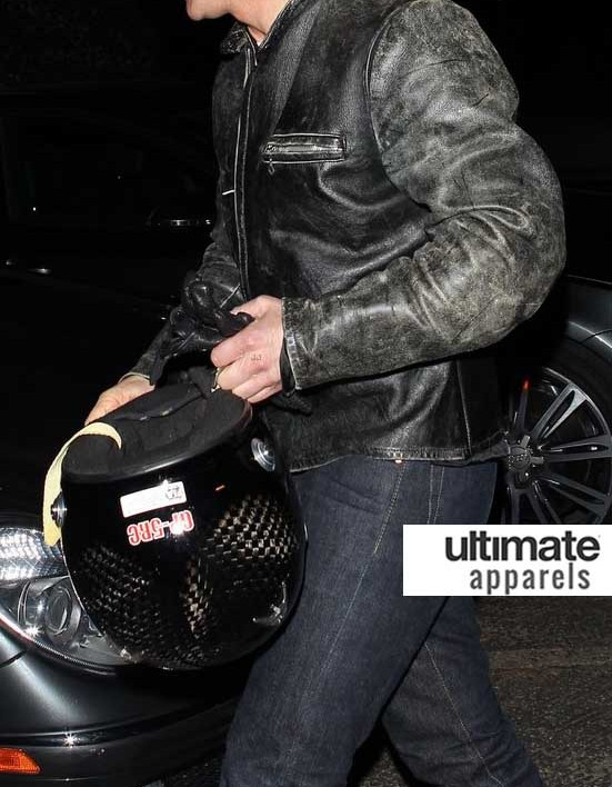 Tom Cruise Distressed Black Motorcycle Leather Jacket Tom Cruise Distressed Black Motorcycle Leather Jacket