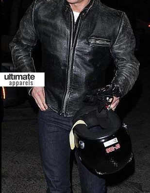Tom Cruise Distressed Black Motorcycle Leather Jacket Tom Cruise Distressed Black Motorcycle Leather Jacket