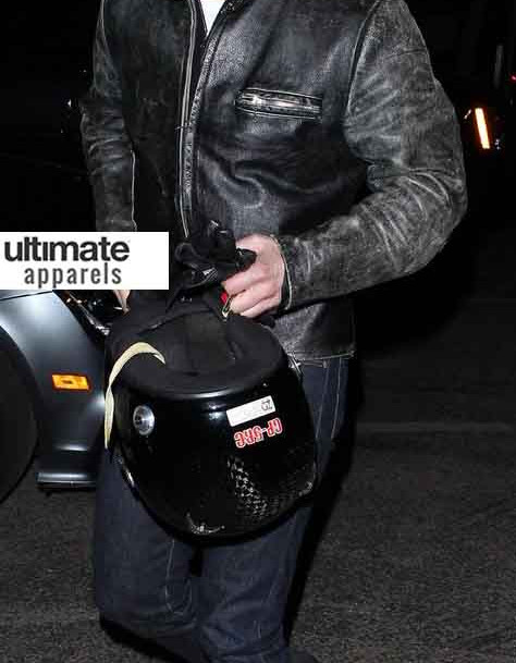 Tom Cruise Distressed Black Motorcycle Leather Jacket Tom Cruise Distressed Black Motorcycle Leather Jacket