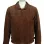 Men Suede Leather Dark Brown Formal Jacket
