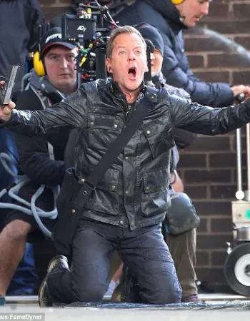 24: Live Another Day Jack Bauer Black Leather Jacket