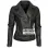 Barney Designer Women's Leather Asymmetric Biker Jacket