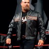 Bill Goldberg Biker Black Leather Jacket