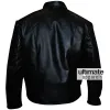 Brando Men's Vintage Quilted Black Biker Leather Jacket Brando Men's Vintage Quilted Black Biker Leather Jacket