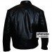 Brando Men's Vintage Quilted Black Biker Leather Jacket