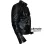 Brando Men's Vintage Quilted Black Biker Leather Jacket