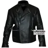 Brando Men's Vintage Quilted Black Biker Leather Jacket Brando Men's Vintage Quilted Black Biker Leather Jacket