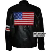 Captain America Easy Rider Peter Fonda Biker Black Jacket Captain America Easy Rider Peter Fonda Biker Black Jacket