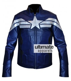 Captain America Chris Evans Winter Soldier 2014 Leather Costume