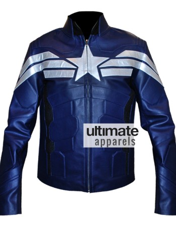 Captain America Chris Evans Winter Soldier 2014 Leather Costume