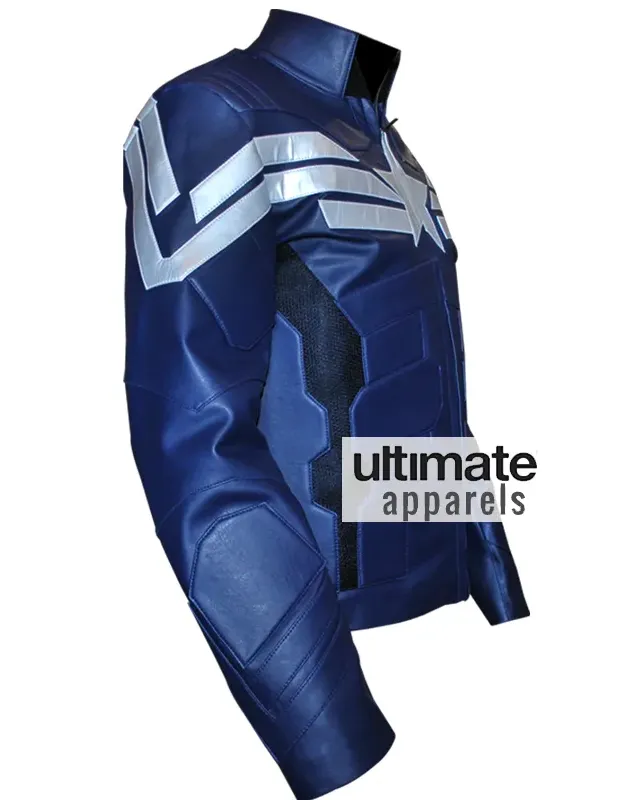 Captain America Chris Evans Winter Soldier 2014 Leather Costume