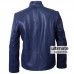 Winter Soldier 2014 Chris Evans Blue Leather Jacket
