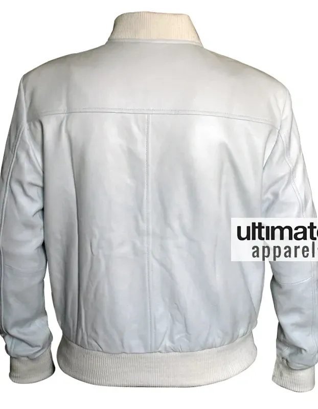 Crazy Stupid Love Ryan Gosling (Jacob) White Bomber Jacket