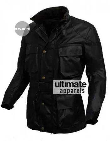 Dark Knight Rises Bane Black Leather Jacket