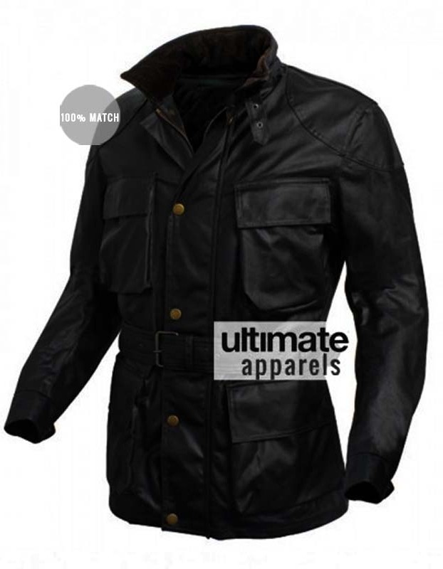 Dark Knight Rises Bane Black Leather Jacket