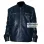 Designers Navy Blue Men's Leather Jacket