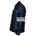 Designers Navy Blue Men's Leather Jacket