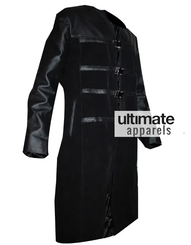 Farscape PeaceKeeper John Crichton Black Trench Coat Costume Farscape PeaceKeeper John Crichton Black Trench Coat Costume