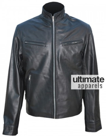 Fast and Furious 6 Vin Diesel Black Leather Jacket
