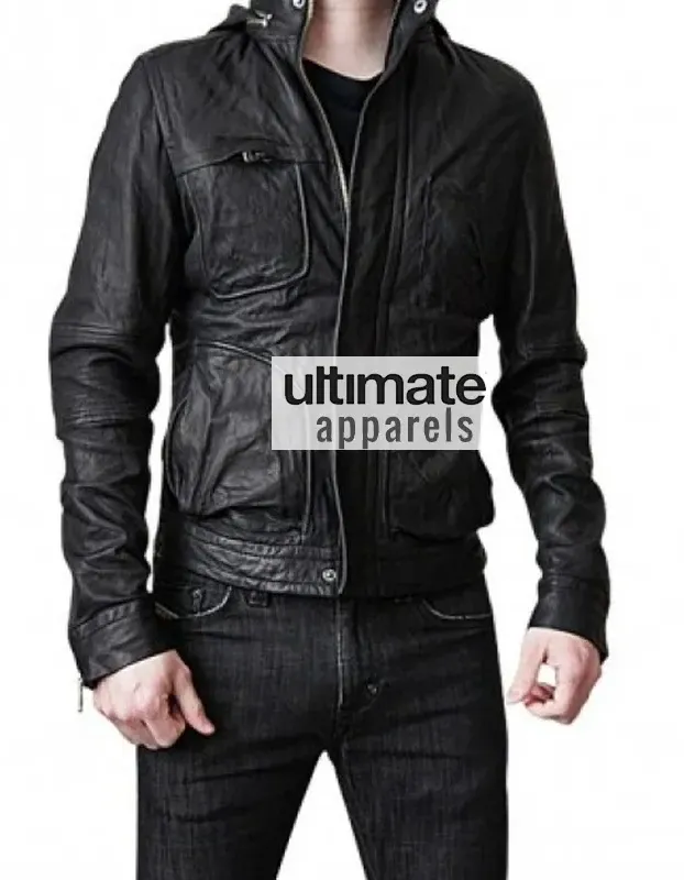 Ghost Protocol Tom Cruise Mission Impossible Black Hooded Jacket Ghost Protocol Tom Cruise Mission Impossible Black Hooded Jacket