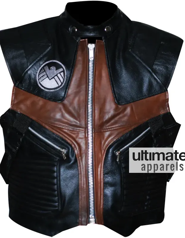 Jeremy Renner Avengers Hawkeye Leather Vest Jeremy Renner Avengers Hawkeye Leather Vest