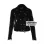 Keira Knightley Burberry Prorsum Black Quilted Leather Jacket