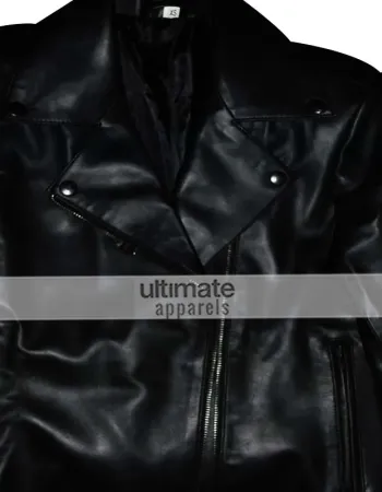 Kim Kardashian Valentino Biker Black Leather Jacket