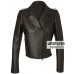 Kim Kardashian Valentino Biker Black Leather Jacket
