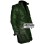 Designers Men Green Cargo Style Trench Jacket