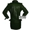 Designers Men Green Cargo Style Trench Jacket Designers Men Green Cargo Style Trench Jacket