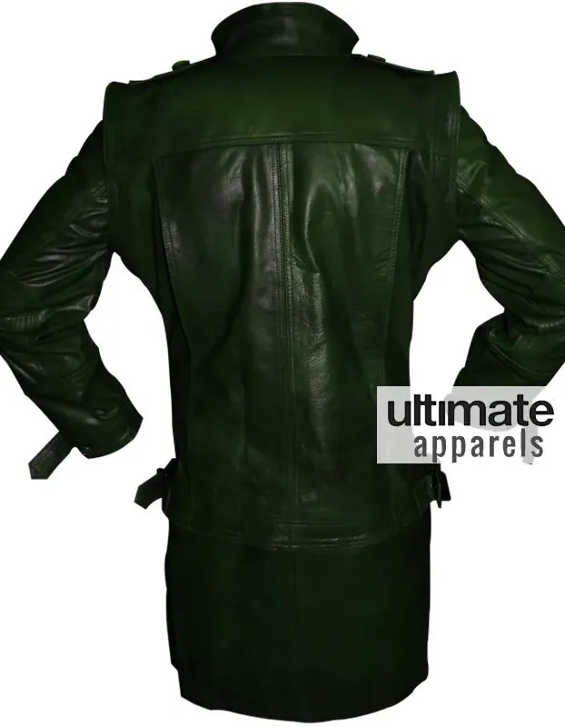 Designers Men Green Cargo Style Trench Jacket Designers Men Green Cargo Style Trench Jacket