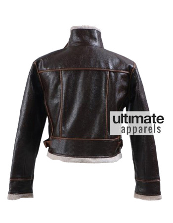 Resident Evil 4 Leon Kennedy Bomber Fur Leather Jacket Resident Evil 4 Leon Kennedy Bomber Fur Leather Jacket