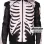 Skeleton Bones Sketch Motorcycle Black Leather Jackets